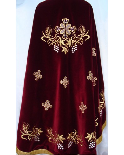 Vesmant brodat catifea